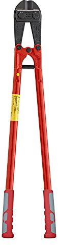 VBW Bolzenschneider UNIBOLT (für harte Materialien bis 48 HRC, präzise und einfach; 460 mm, 2,05 kg) 430005, Rot / Schwarz