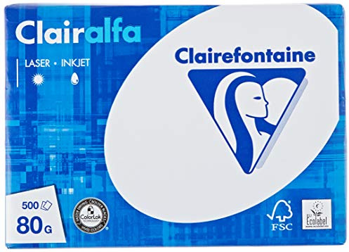 Clairefontaine 1910C Multifunktionellt Papper, A5, Vit