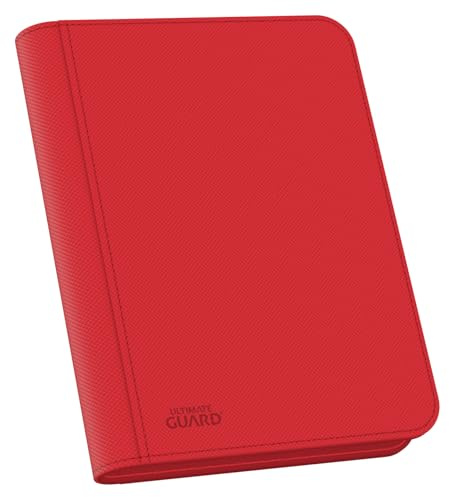 Ultimate Guard Zipfolio 160 – 8 Pocket Xenoskin Red