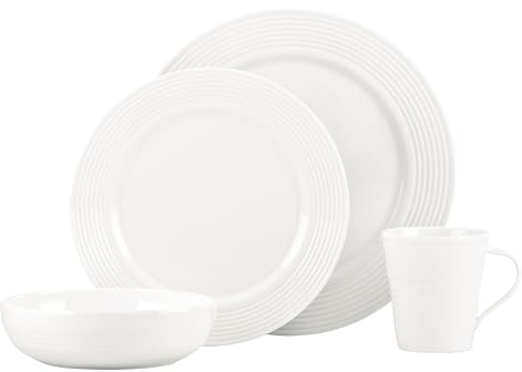 Lenox Tin Can Alley Seven 4Pc Place Setting, 4.70 LB, White