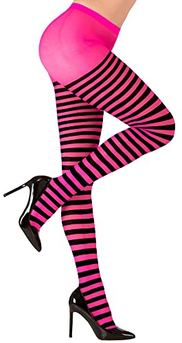 W WIDMANN MILANO Party Fashion - Medias, rayas, 70 DEN, Halloween, disfraces