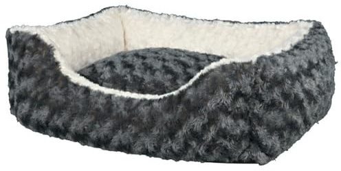 Trixie Kuschelbett Kaline 65 x 50 cm grau/Creme
