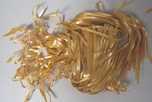 DeCoArt... 100 Ballonverschlüsse Gold mit 1,2 m Polyband geeignet für Heliumbefüllung