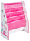 Worlds Apart HelloHome Bibliothèque à bandoulière pour Enfants Motif Fleurs et Oiseaux Rose 23 x 51 x 60 cm