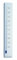 TFA Dostmann Linea analoges Innen-Außen-Thermometer, aus Aluminium, zur Kontrolle der Innen-und Außentemperatur, wetterfest, L 41 x B 17 x H 275 mm