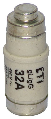 ETI 10x NEOZED E18 D02 Schmelzeinsatz 32A gL/gG Weiß Sicherheitssicherung VDE