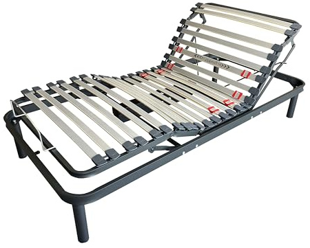 Bonitex Cama Articulada Eléctrica 105x190 cm Motor y Somier (5 Planos de Articulación)