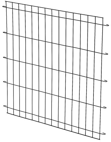 MidWest Homes for Pets Dog Crate Divider Panel for 91 cm Crates, Adjusts Living Space, Fits MidWest Cage Models 1636, 1636DD, 1936 and 736UP, Black E-Coated, 06DP