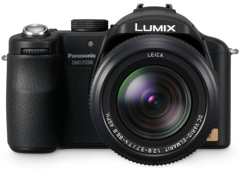 Panasonic DMC-FZ50 Lumix Fotocamera Digitale da 10.1 Mp, Sensore CCD 3648 x 2736 Pixel, Nero