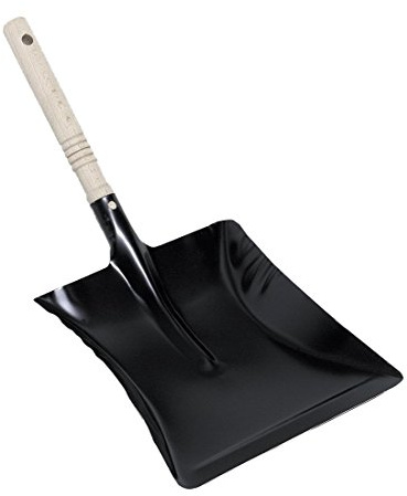 Nölle 455500 sopskyffel av metall, 22 x 44 cm, svart