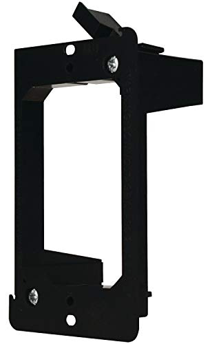 DATA COMM Electronics 60-0021-S Low Voltage Mounting Bracket – Flush Mount for Cable Plates, In Wall Cable Pass Through, TV Cord Hider for Wall Mounted TV, Home Theater Set Up