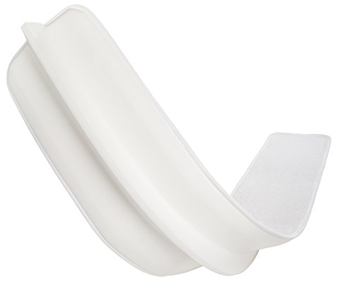 sleepling Traumnacht Doppelbettbrücke mit Frotteebezug, 25 x 200 cm, weiß