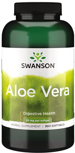 Swanson Aloe Vera 25 Milligrams 300 Sgels