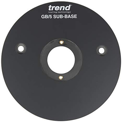 Trend Sub Base System with 2 Line Up Pins and Bush, Compatible with Multiple Routers for Routing Accuracy, GB/5