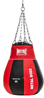 METAL BOXE MB313 Poires de Vitesse Noir/Rouge