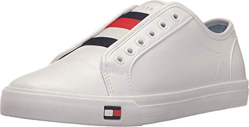 Tommy Hilfiger Anni, Sneaker Slip-on Donna, Bianco, 36 EU