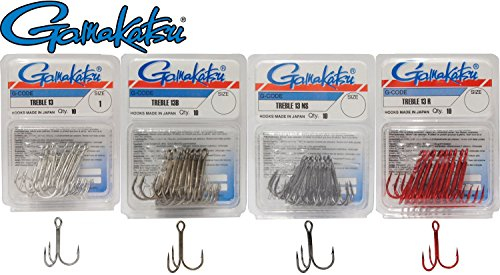 Gamakatsu Hook Treble 13R Gr. 6 Drilling rot