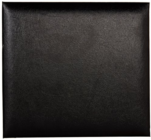 Pioneer Leatherette Post Bound Album, 8 x 8 inches, Black,
