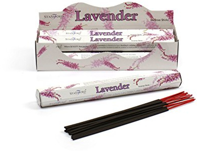STAMFORD INC 37102 Lavender Incense Sticks, 20 Sticks x 6 Packs