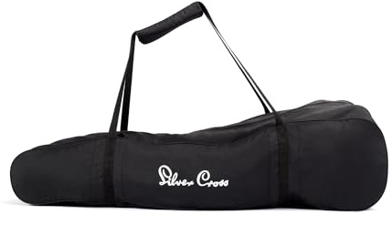 Silver Cross - Universal Stroller Bag - Pram Organiser Bag | Travel Bag - Pram Accessories - Water Resistant - Black