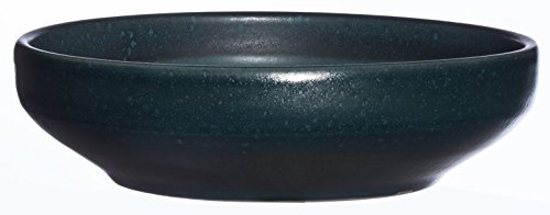 Hentschke Keramik Brunnenschale/Pflanzschale/Wasserschale Ø 32 x 8 cm, Effekt grün, 039.032.66 ohne Bodenloch