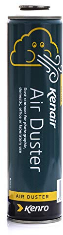 Kenro Kenair Air Duster Refill Can (360ml) - Compressed Air Can Spray to Clean Cameras, Computers and Precision Equipment & Remove Dust and Debris - KENR02