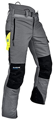 Pfanner Ventilation Schnittschutzhose Klasse 1 Gladiator Gewebe, Farbe:grau, Größe:M (langgr.)