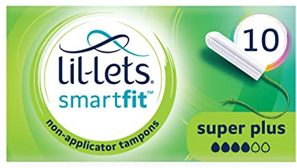 Lil-lets, tamponi extra comfort con assorbenza super plus, senza applicatore, confezione da 10