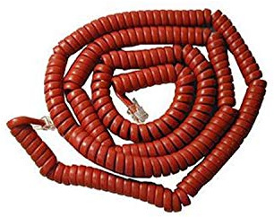 ICC GCHA444025-FCR / 25' RED Handset Cord