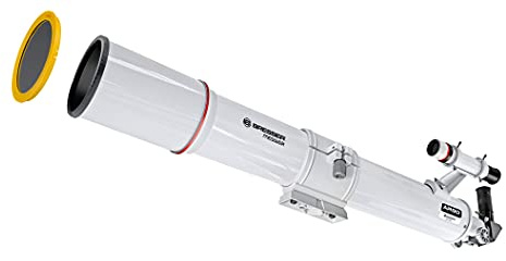 Bresser Teleskop Refraktor Messier AR-90/900 F10 optischer Tubus mit GP Prismenschiene und 6x30 Sucher