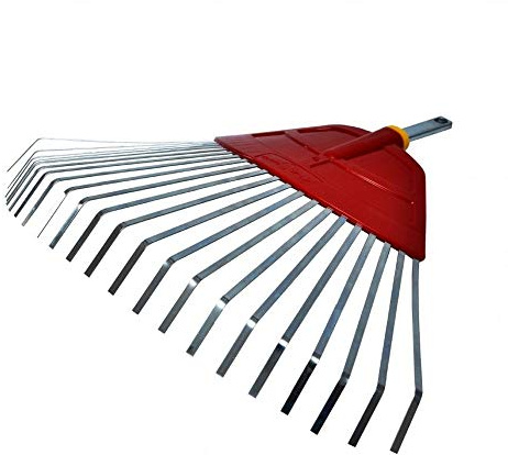 Willemse France 016341 Multi-Star Wolf Balai à Gazon à dent Plate Multicolore 13 x 13 x 21 cm