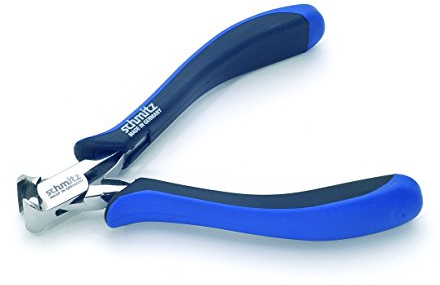 Vornschneider 130mm - schmitz 3602HS22 - breiter Kopf mit langen Schneiden mit feiner Schneid-Wate - ESD/EGB - Ableitend Dissipative - Durchgestecktes Zangengelenk - Made in Germany - Solingen