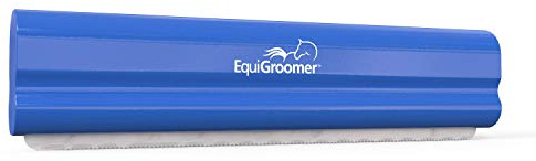 EquiGroomer Deshedding Brush, 8-Inch for Horses and Large Pets, Blue, Removes Loose Dirt, Hair, and Fur, Professional Undercoat Grooming Tool