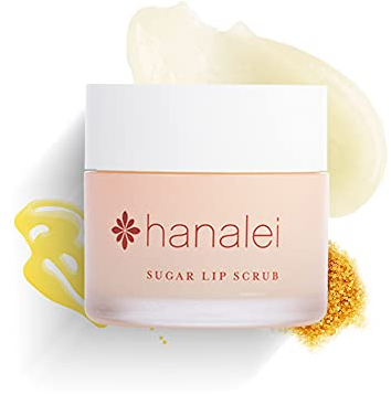 Zucker-Lippenpeeling der Hanalei Company, aus Rohrohrzucker und echtem hawaiianischen Kukuinussöl, 22g (tierversuchsfrei, ohne Paraben)