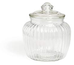 Excelsa Chic Barattolo Vetro, 14.5x14.5x18 cm