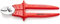 KNIPEX Kabelschere Griffe mit Kunststoff umspritzt isoliert, mit Kunststoff umspritzt, VDE-geprüft 230 mm, 95 06 230