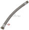 Agora-Tec Edelstahl Panzerschlauch 500mm / 1 x 1 Zoll IG (30,3mm) Überwurfmutter auf 1 Zoll AG (33,3mm) & Flachdichtung