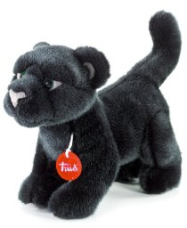 Trudi Pantera Iris Pantera mascotte peluche, regalo di Natale e compleanno. | 12x19x26cm taglia S | Animali Esotici tropicali | modello 27561