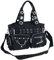Banned Alternative Studds Frauen Handtasche schwarz 100% Baumwolle Rockwear