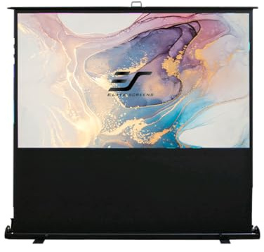Elite Screens F120NWV ezCinema Series Leinwand (Diagonal 304,8 cm (120 Zoll), Höhe 182,9 cm (72 Zoll), Breite 243,8 cm (96 Zoll), Format 4:3) schwarz