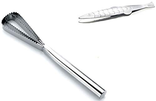 Fischgrätenzange + Fischschuppenentferner Edelstahl