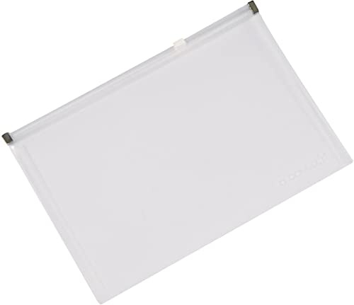 Q-Connect Document Zip Wallet A4 Transparent (Pack of 10)