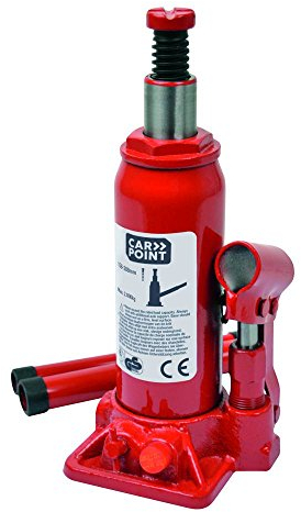 Carpoint 0677809 Hydraulik Wagenheber 2000 kg, Rot