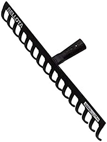 Bellota 951-18 - Râteau de Jardin avec 18 Dents - Tête en Acier - Râteau à Usage Moyen pour le Jardinage - Manche Non Inclus