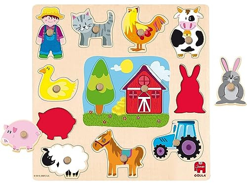 Goula 53025 - Puzzle Silhouette Fattoria