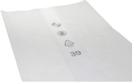 Sacchi per la spazzatura DEISS PREMIUM 500L, trasparenti, 70 pezzi
