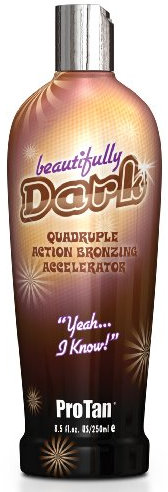 Pro Tan Beautifully Dark - Acceleratore di abbronzatura, quadrupla azione abbronzante