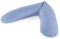 Theraline Ersatzbezug für Das Original Schwangerschaftskissen & Stillkissen, Stillkissen Bezug 190 cm, aus 100% Baumwolle, Farbe: Chambray