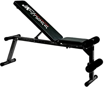 JK Fitness JK6040, Panca Regolabile 6 regolazioni inclinazione Seduta Unisex Adulto, Nero, Taglia Unica