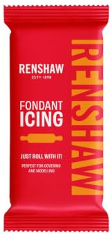 Renshaw Tiger Orange Ready to Roll Fondant Icing, 250 g (Pack of 1) | Vibrant Icing for Cakes, Vegetarian & Vegan Friendly, Versatile for Cakes, Available in 20+ Colours, Improved Vanilla Flavour
